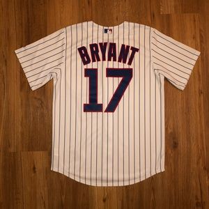 Majestic Chicago Cubs Kris Bryant Jersey #17 White